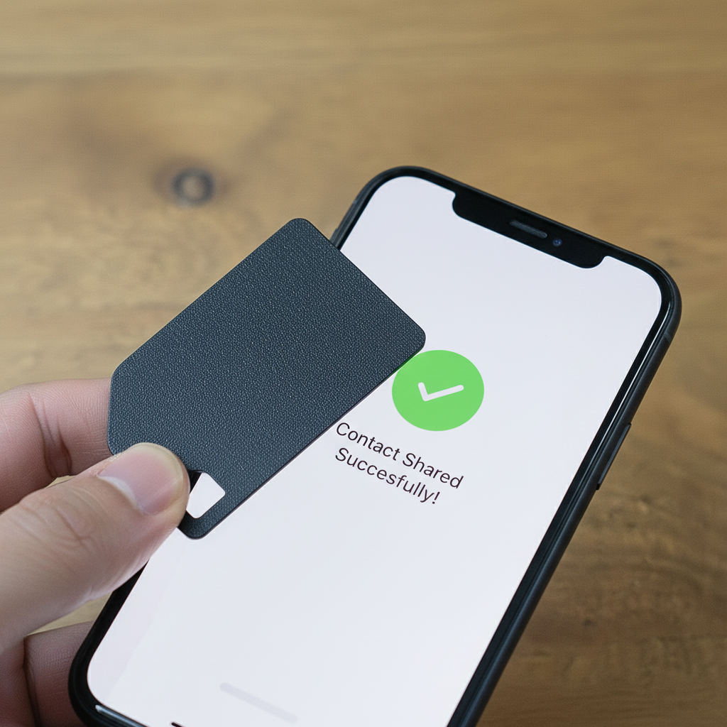 KARDO card tapped to phone